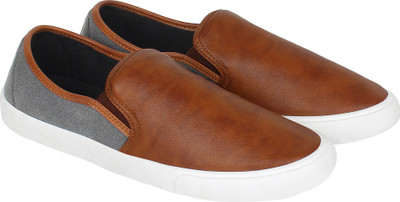 

Aero Canvas Sneakers For Men(Brown, Grey