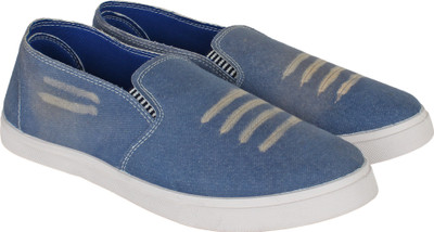 

Aero Canvas Casuals For Men(Blue, Skyblue