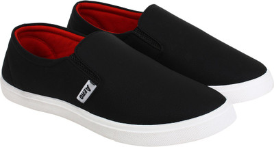 

Aero Canvas Loafers For Men(Black, Red