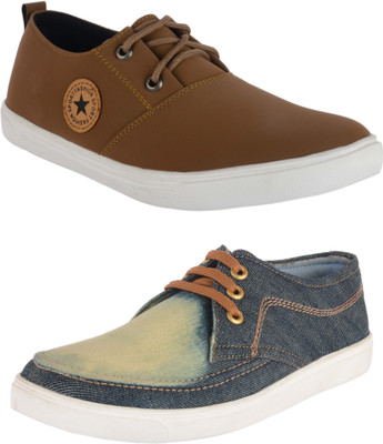 

Stylobby 8504_Brown_10_Jeans_2_combo Sneakers For Men(Multicolor, Multi color