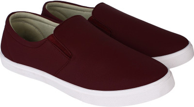 Aero Canvas Canvas Shoes For Men(Red, Cherry