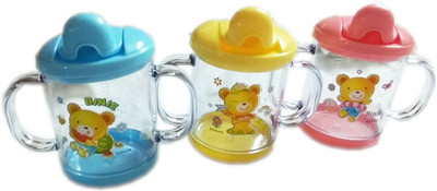 

Squnibee Baby Sipper Cup(Multi(blue/Pink/Lemon))