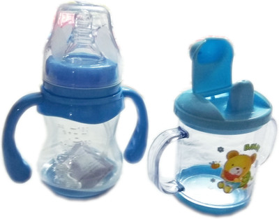 

Squnibee Baby Feeder Bottle /Sipper Cup(Blue)