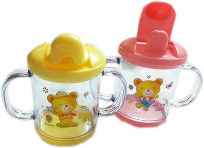 

Squnibee Baby Sipper Cup(Yellow / Pink)