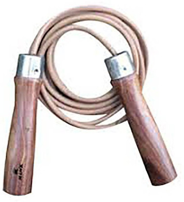 

HAWK Leather Freestyle Skipping Rope Speed Skipping Rope(Beige, Length: 462 cm)