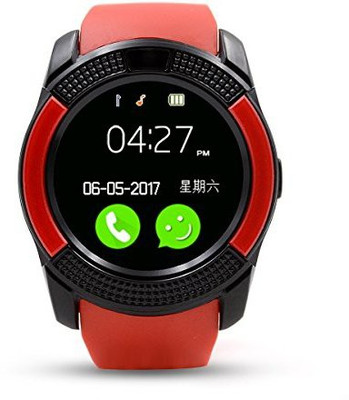 HOC QLV_579Q Smartwatch(Red Strap XL)