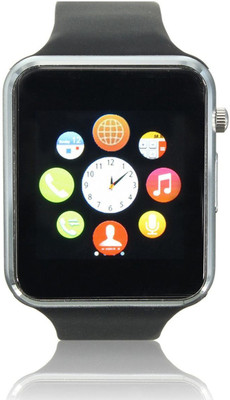 

Padraig Latest Arrival A1 Smart watch with SIM Card, SD Card-32 GB, RAM-128 MB, Bluetooth V3.0, Fitness Tracker, Compatible with Android, IOS, Mobile, Tablet, PC. silver/Black Smartwatch(Black Strap Free Size)
