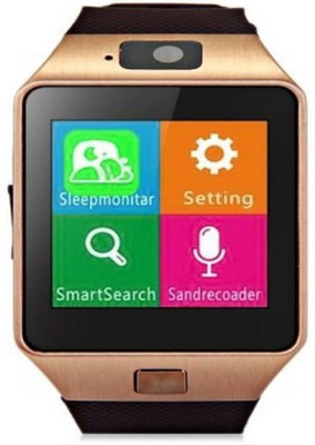 

True Store ™ Dz09 Bluetooth with Built-in Sim card and memory card slot Compatible with All Android Mobile Smartwatch(Black Strap Regular)