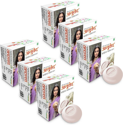 

Anuved 6 Herbal Coconut Kokum Butter 125g Soaps(750 g, Pack of 6)