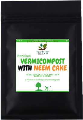

Turtye Turtye® Enriched Vermicompost with Neem Cake Powder - 5 Kg's - 100% Natural for Terrace/Balcony/Rooftop Gardening Plants Soil Manure(5 kg Powder)