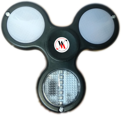 

WE MAKE LED spinner black colour with 20+ designs(Black)