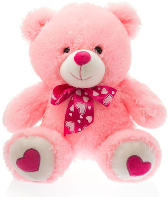 

Dimpy Stuff Dimpy Bear W/Heart Paws - 33 cm(Pink)