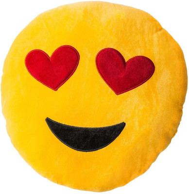 

Dimpy Stuff Dimpy Emoji Cushion - 38 cm(Yellow)