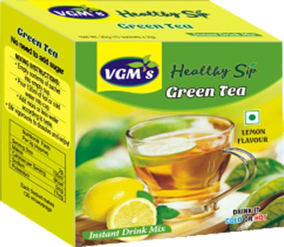 

VGM Health Care Green Tea - Lemon Flavour - Set Of 6 Lemon Green Tea Box(20 g)