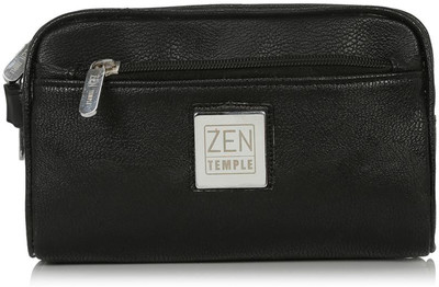 Zen Temple Multi Purpose Toiletry Bag Travel Toiletry Kit(Black)