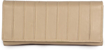 

LadyBugBag Women Beige Artificial Leather Wallet(4 Card Slots), Cream