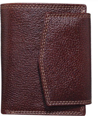 

Leatherstile Women Brown Genuine Leather Wallet(9 Card Slots)