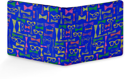 

SL COLLECTIONS Boys Black, Blue Artificial Leather, Canvas Wallet(4 Card Slots), Multicolor