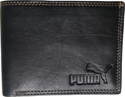 

Puma Men Black Genuine Leather Wallet(4 Card Slots)