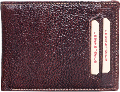 

Leatherstile Men Brown Genuine Leather Wallet(5 Card Slots)