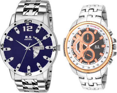 

R S Original RSO-3036 DAY AND DATE BLUE WATCH FOR MEN Watch - For Men