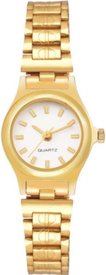 

SD SHOP SD 0-45 Beautiful Golden White Dial Girls Watch - For Women