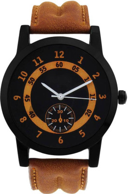 Niyati Nx latest chronograph pattern attractive Brown genuine leather belt watch for Men and Women Watch - For Boys & Girls Watch - For Men