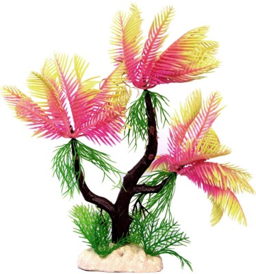 

Liger India Aquarium/ Fish Tank Decorative Artificial Plant Laterite Planted Substrate(Pink)