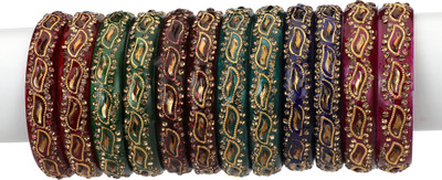 AFAST Glass Bangle Set(Pack of 10)
