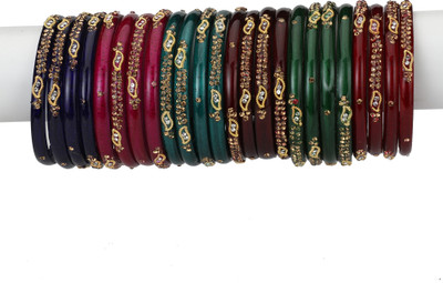 AFAST Glass Bangle Set(Pack of 24)