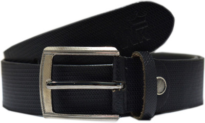 walletking Men Casual, Party, Formal Black Genuine Leather Belt