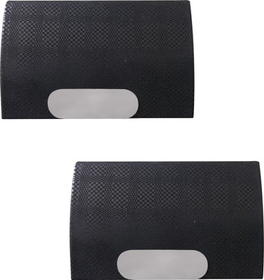 

Printmystic.com 10 Card Holder(Set of 2, Black, Silver)