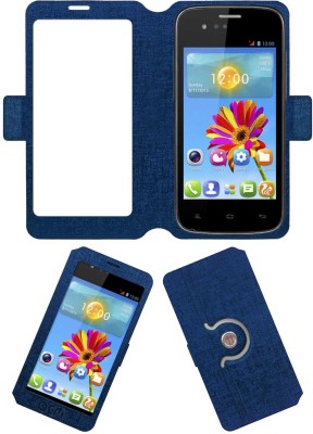 ACM Flip Cover for Gionee Pioneer P2(Blue, Cases with Holder, Pack of: 1)