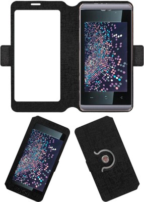 ACM Flip Cover for Micromax Bolt Supreme Q300(Black, Cases with Holder, Pack of: 1)