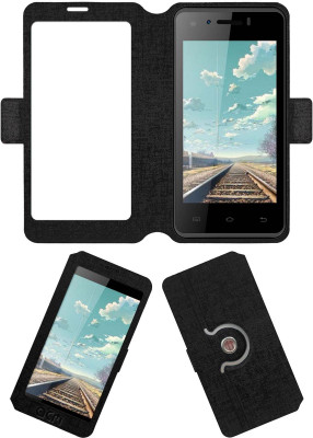 ACM Flip Cover for Intex Aqua Y2 Remote(Black, Cases with Holder, Pack of: 1)