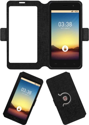 ACM Flip Cover for Ziox Astra Champ Plus 4g(Black, Cases with Holder, Pack of: 1)