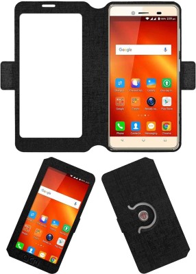 ACM Flip Cover for Panasonic T50(Black, Cases with Holder, Pack of: 1)