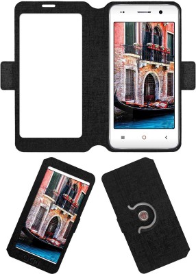ACM Flip Cover for Iball Andi 4.5c Magnifico(Black, Cases with Holder, Pack of: 1)