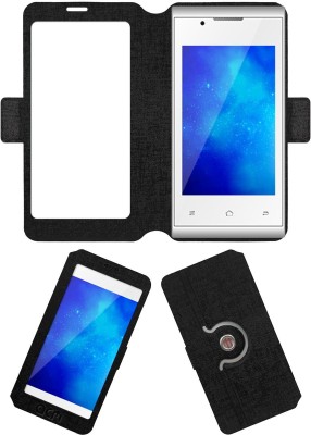 ACM Flip Cover for Videocon Infinium Zest Pro(Black, Cases with Holder, Pack of: 1)