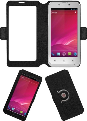 ACM Flip Cover for Iball Andi 4.5h(Black, Cases with Holder, Pack of: 1)