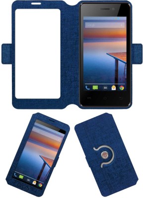 ACM Flip Cover for Lava Flair P2(Blue, Cases with Holder, Pack of: 1)
