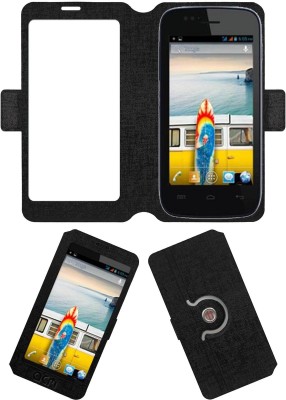ACM Flip Cover for Micromax Bolt A47(Black, Cases with Holder, Pack of: 1)