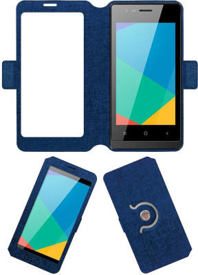 ACM Flip Cover for Bloom Globe B40 Ips(Blue, Cases with Holder, Pack of: 1)