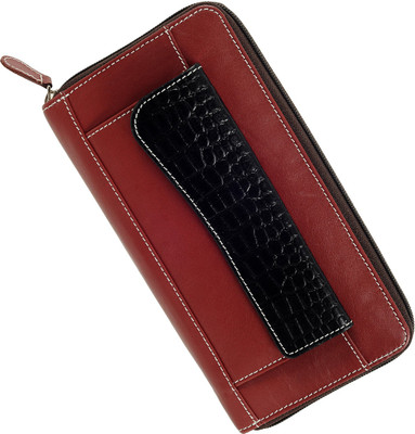 

Leather Bull Casual Red Clutch