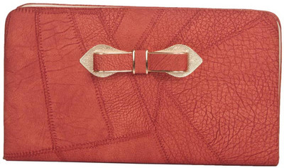 

Aliado Casual Orange Clutch