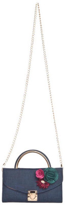 

Aliado Casual Blue Clutch