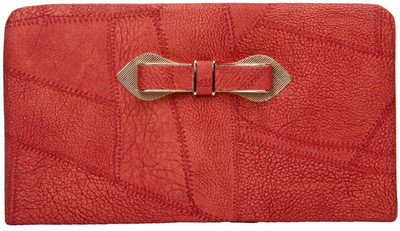 

Aliado Casual Red Clutch