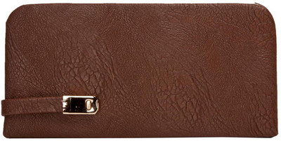 

Aliado Casual Brown Clutch