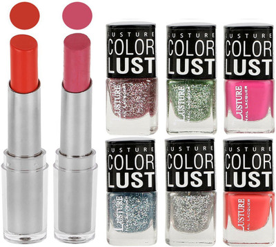 

Ramble Lipstick & Nail Polish Set 21(Set of 8)