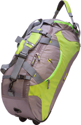 

Istorm Wheeler Duffel Skater Parrot Green & Grey Duffel Strolley Bag(Green, Grey)